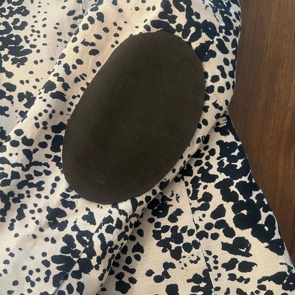 J. CREW black and tan leopard print Going Out cropped blazer jacket size 8 - Picture 3 of 6